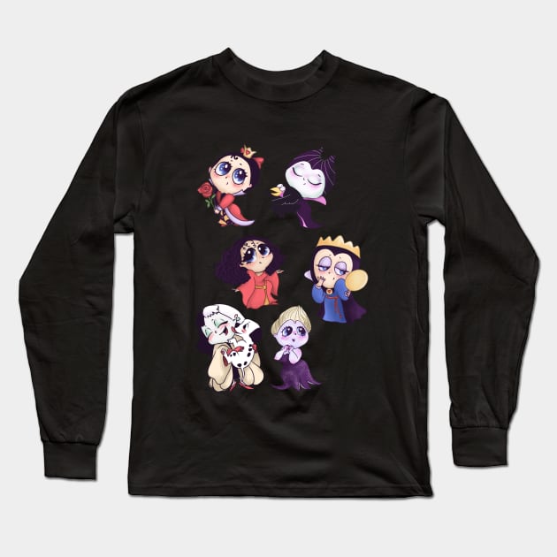 Cute Villain Ladies Long Sleeve T-Shirt by ArtInPi